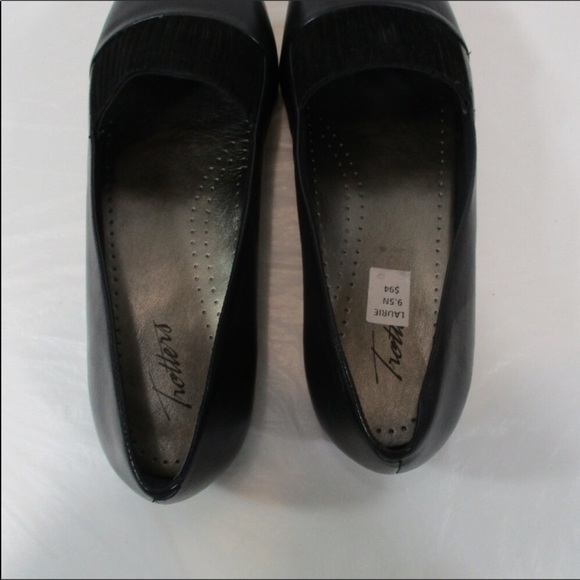 TROTTERS Laurie Black Leather Loafers NWT Size 9.5N - Picture 5 of 8